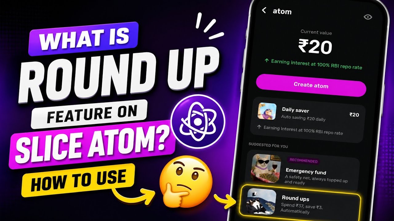 What is the Round-up feature on Slice Atom?🤔 How to use Slice Atom Round-up 😳