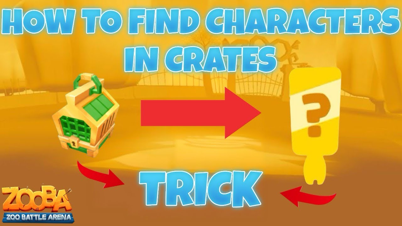 TRICK TO FIND CHARACTERS | + SPECIAL 100 SUBS #zooba