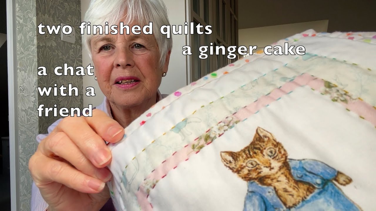 Episode 137 - Peter Rabbit quilt, a William Morris quilt, ginger and treacle cake - chat with Kay.