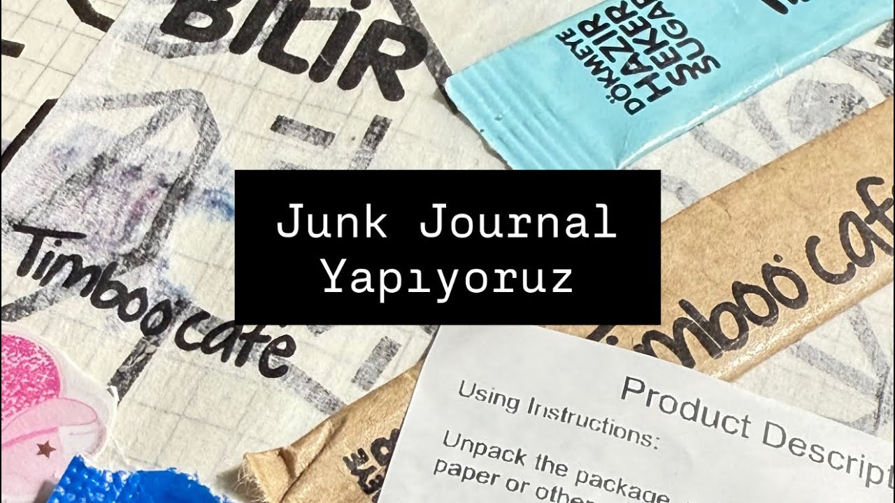 Yine yeniden Junk journal 🥰