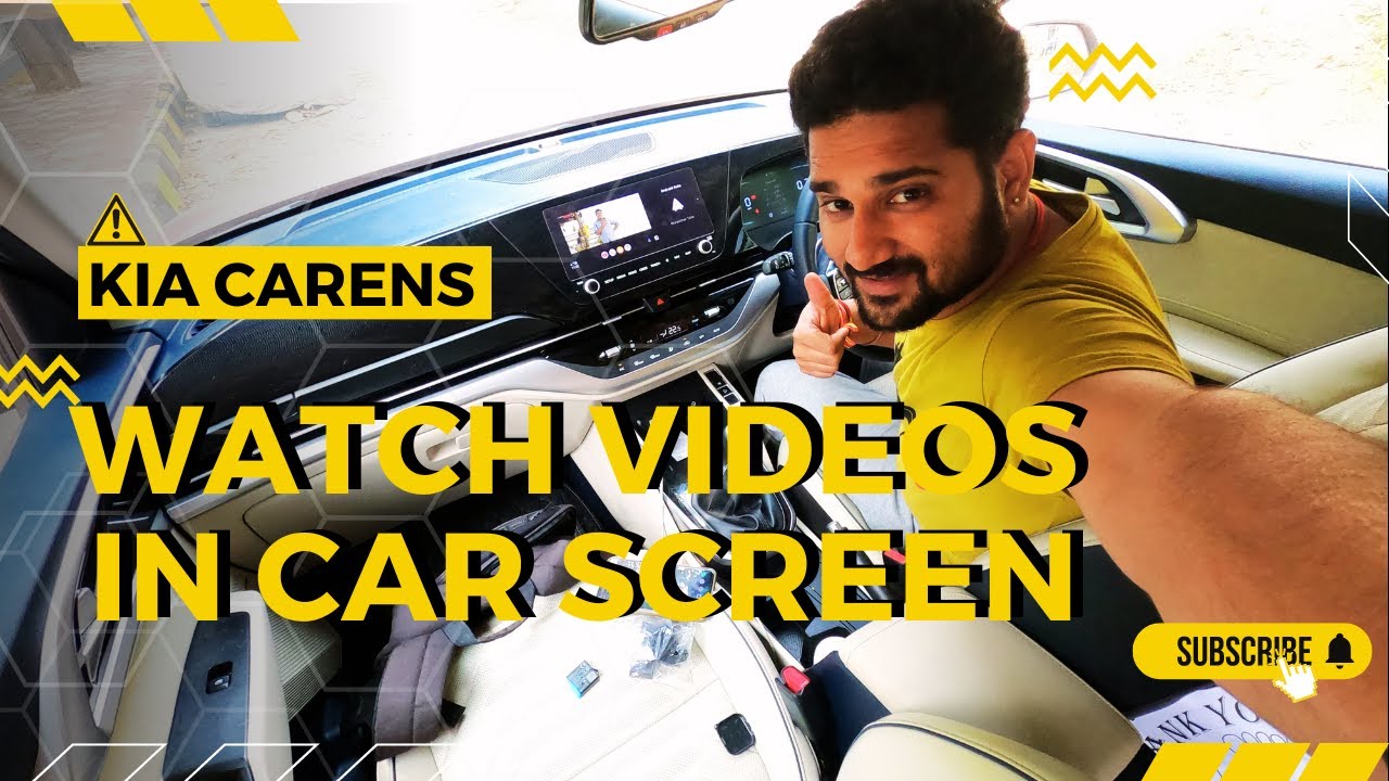 How to play videos movies in Kia Carens Car while driving #kiacarens #kiacarenscar #kiaplayvideo