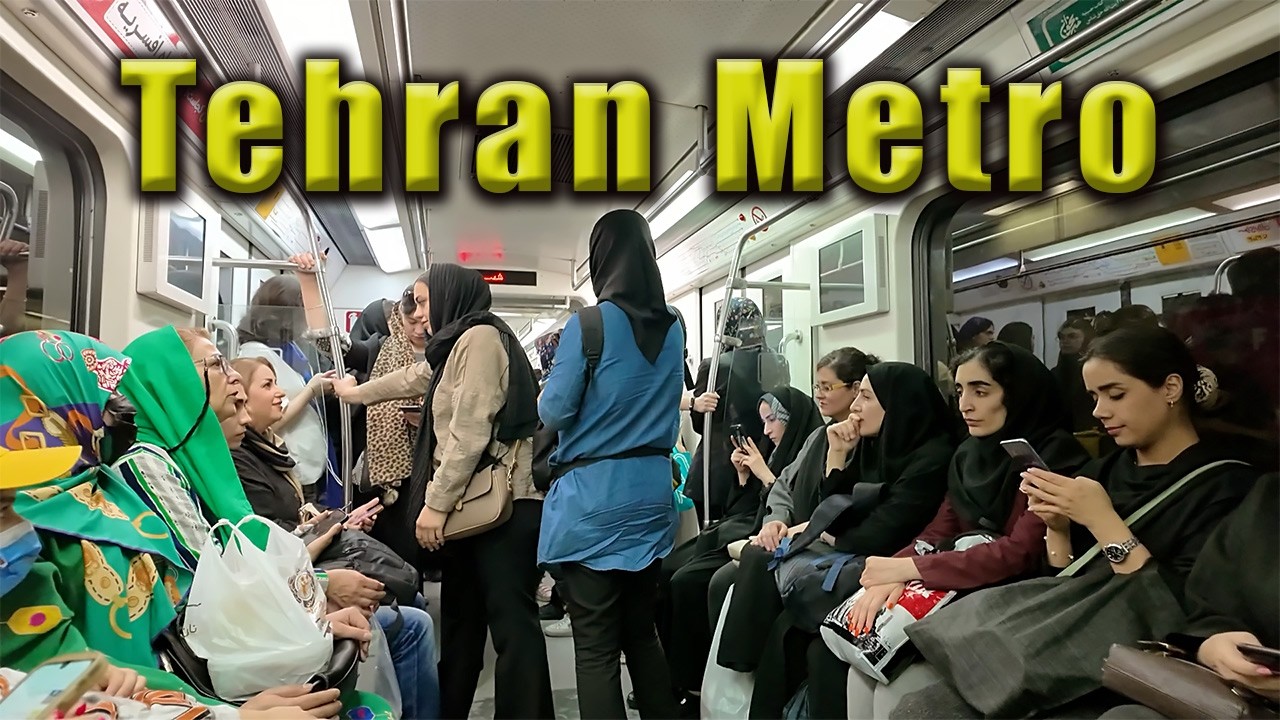 Метро Тегерана 🇮🇷 Культурное путешествие под землей 🚅Иранский видеоблог