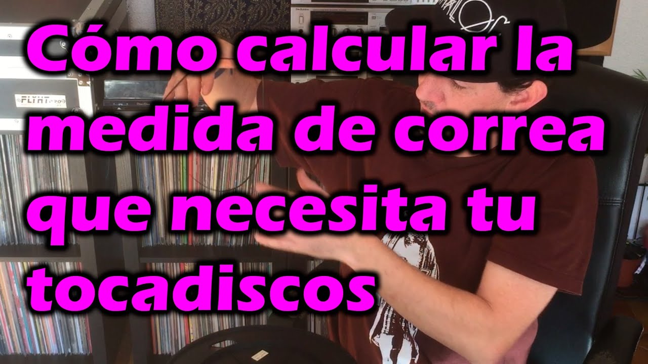¿Qué tamaño de correa necesitas para tu tocadiscos? Cambio de correa y aguja Aiwa PX-E800e