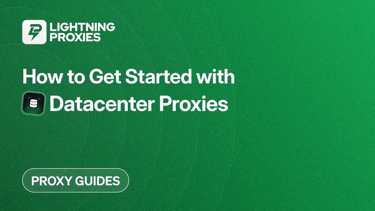 How to Get Started with Datacenter Proxies - Quick Guide
