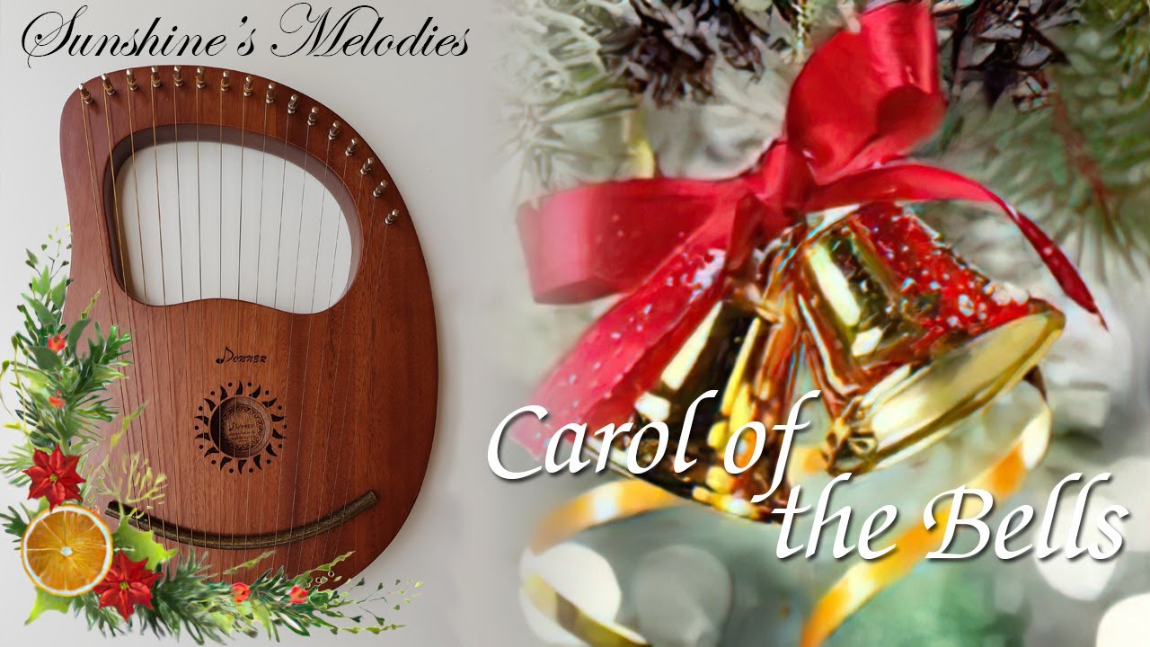 Carol of the bells | Lyre Harp Tutorial (with notes)