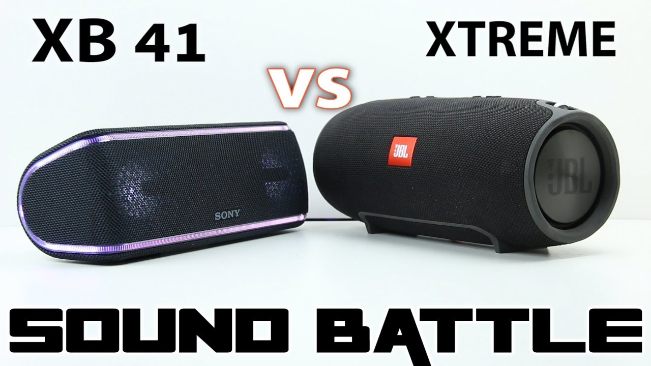 Sony SRS XB41 против JBL XTREME: битва звуков.