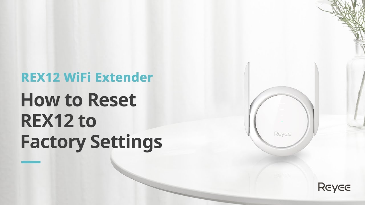 Reyee Wi-Fi Extender | How to Reset the Wi-Fi Extender to Factory Settings
