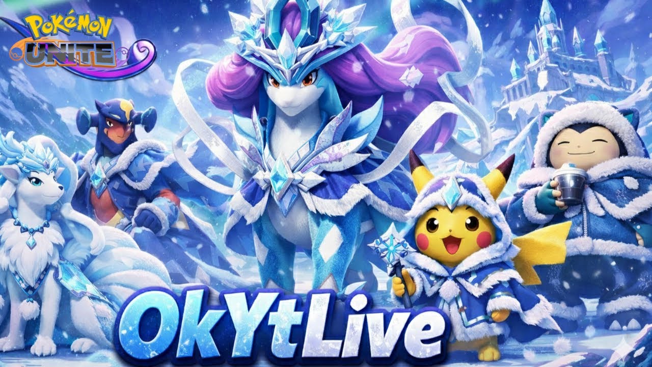 RANKED AND CUSTOM MATCH 🎁 IN POKEMON UNITE LIVE STREAM