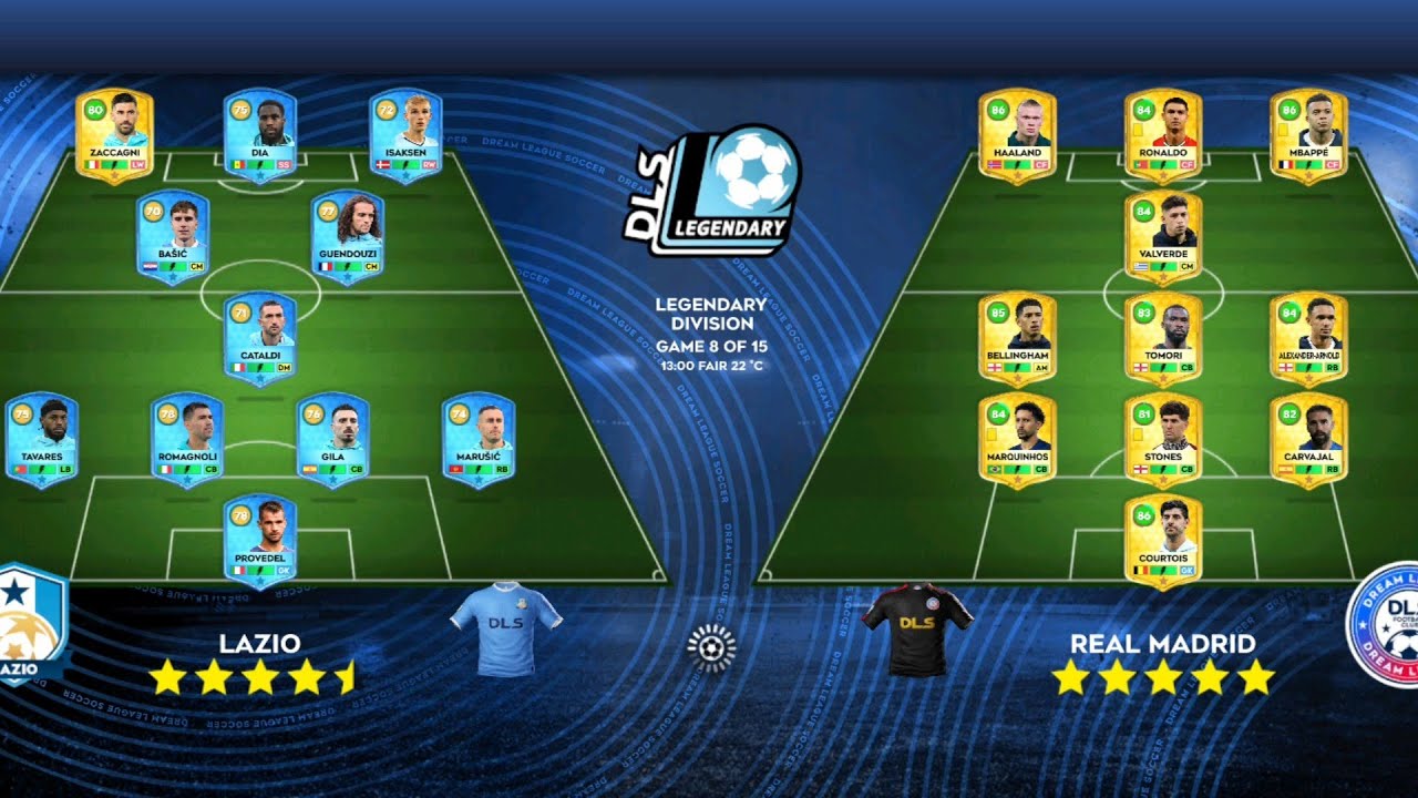 DLS26 REAL MADRID VS EVERTON VS LAZIO