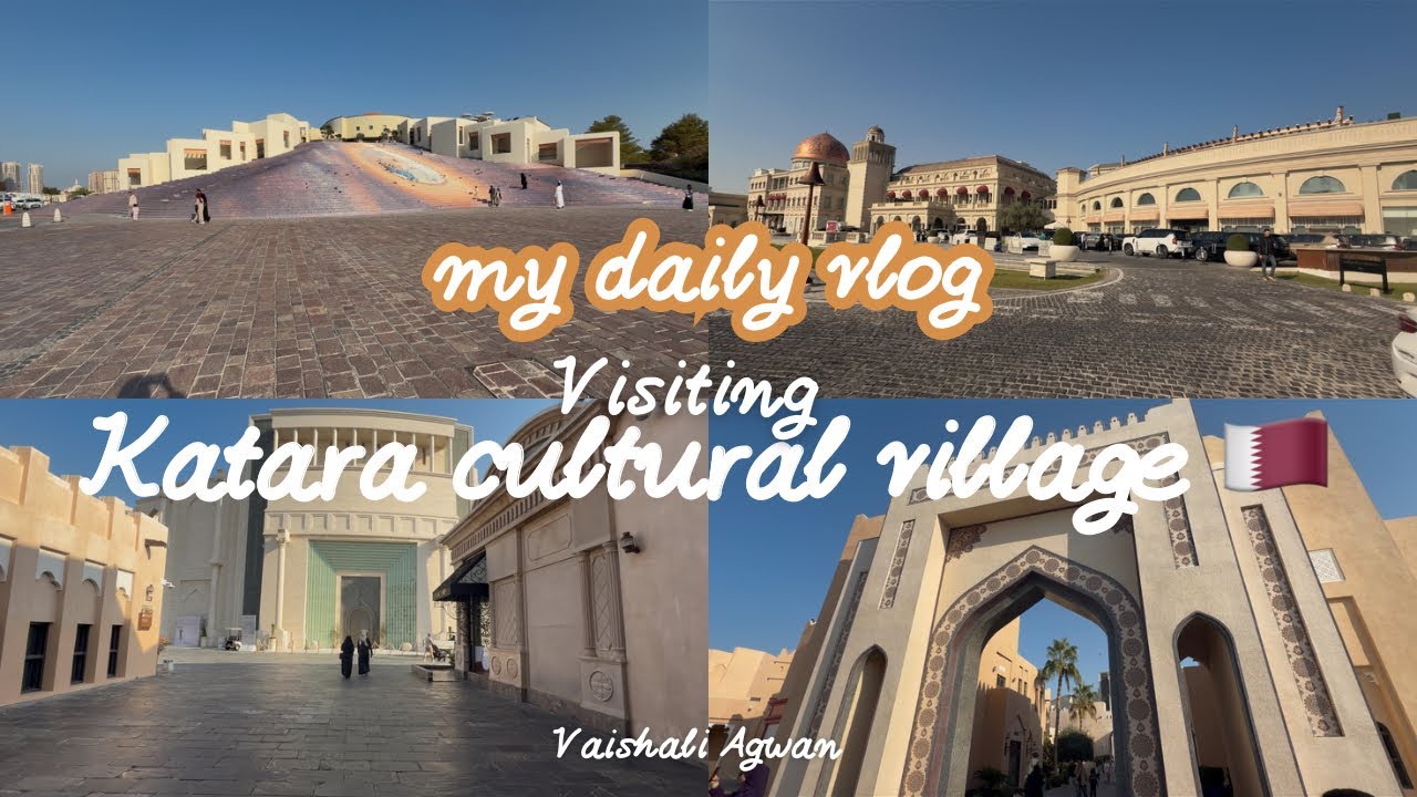 Qatar’s Most Beautiful Hidden Place?😍Katara Cultural Village 🇶🇦