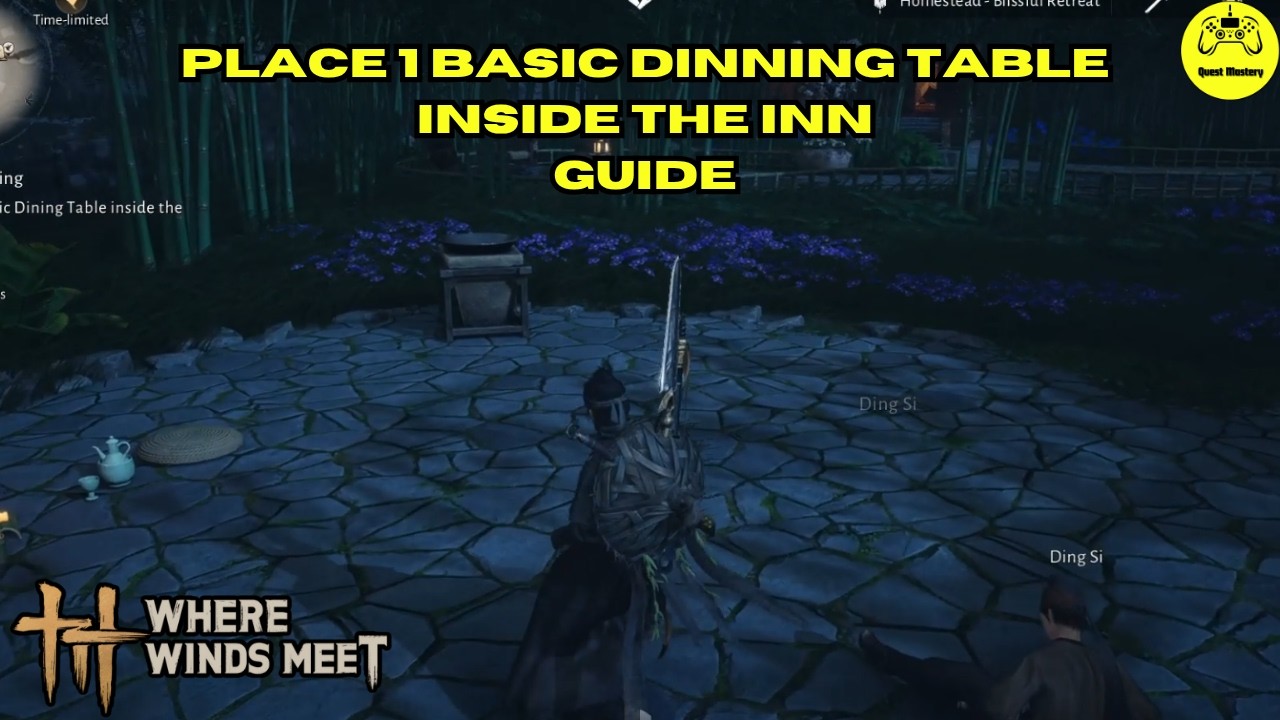 Place 1 Basic Dinning Table Inside The Inn Guide Where Winds Meet