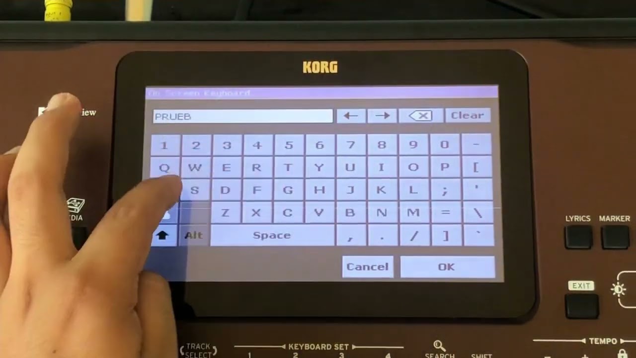 Modificar los Keyboard Set, Factory protected y cambiar los DrumKit de un ritmo Korg Pa 700