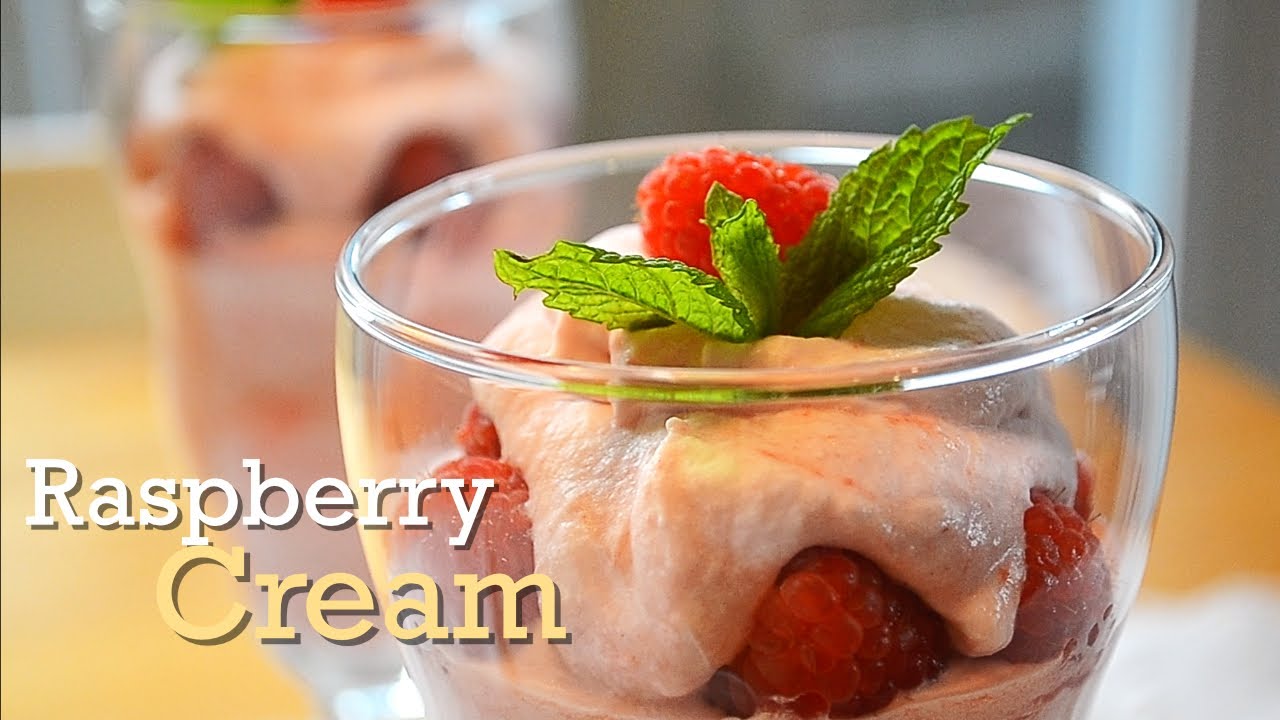 Beat the heat with the most refreshing raspberry cream ever! Raspberry mousse