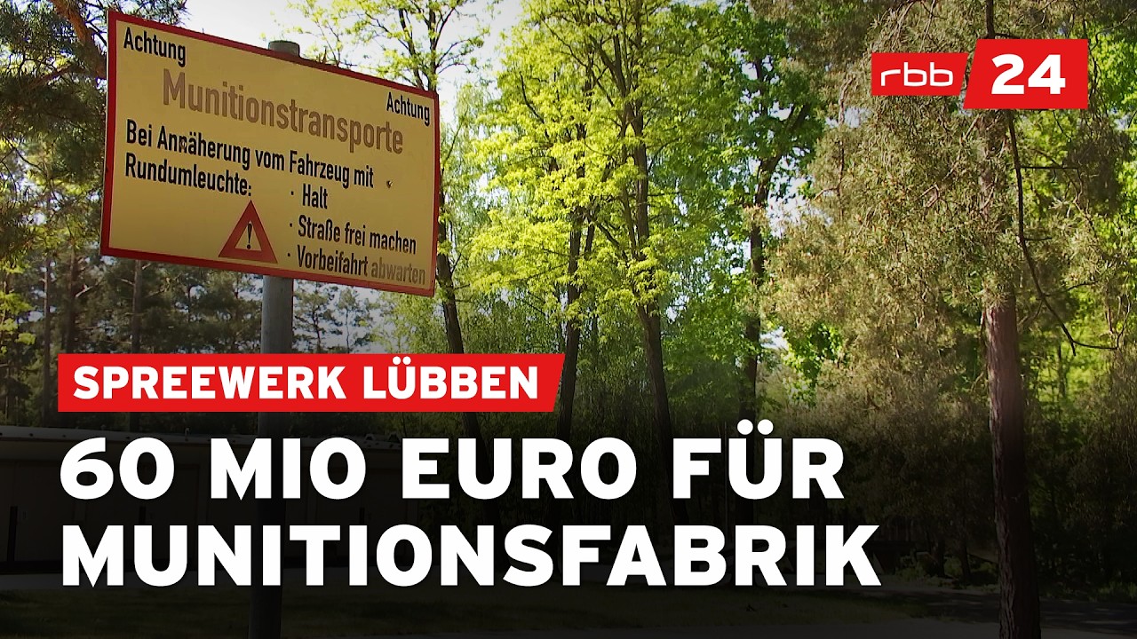 Protest mit Petition: Spreewerk Lübben soll wieder Munition produzieren