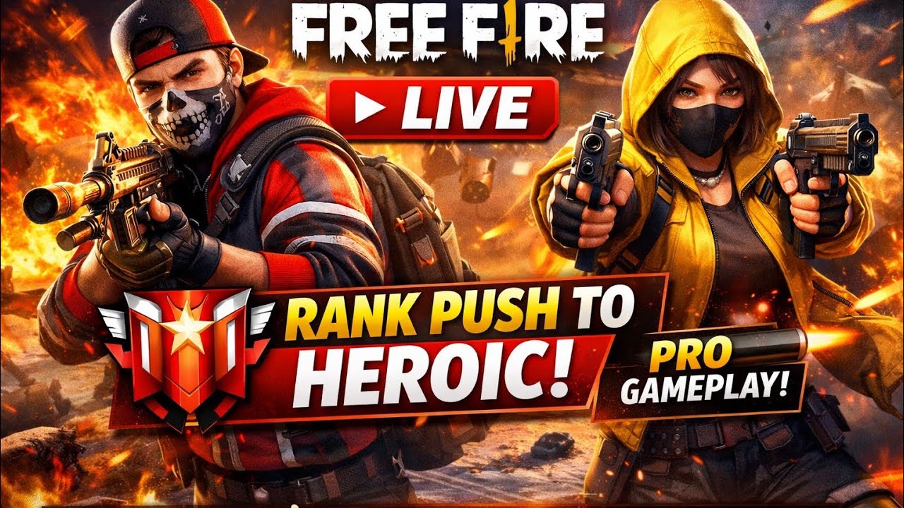 Free fire live | master tu Elite master push ☠️ [ Toxic Family Live ]