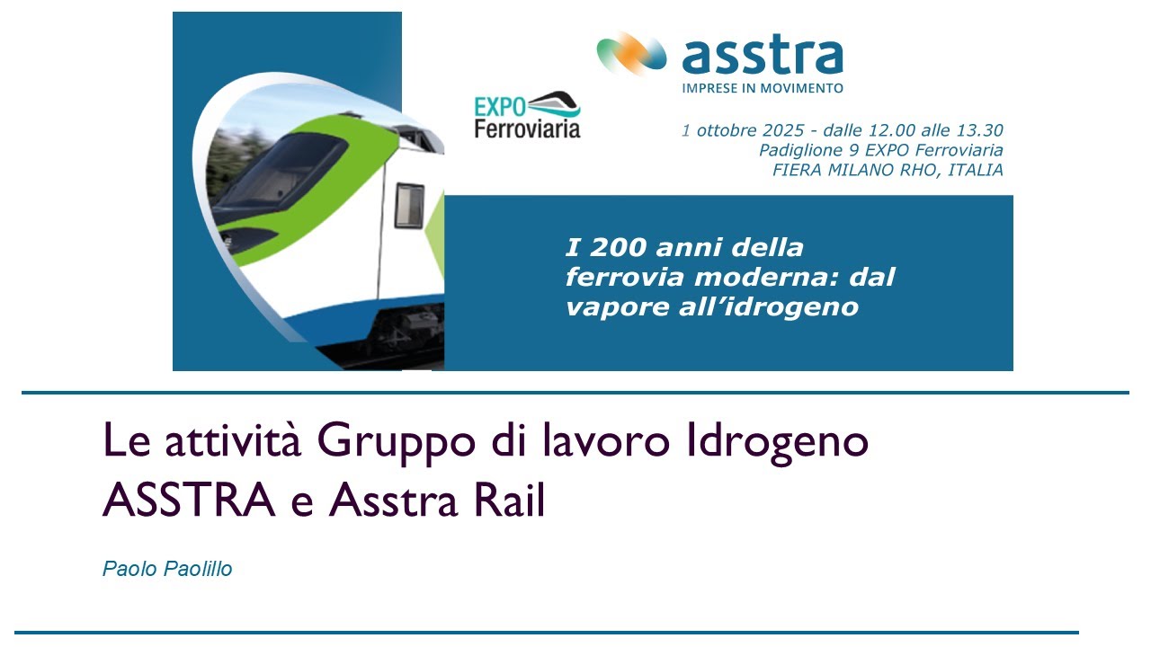 Paolo Paolillo – Coordinatore GDL Idrogeno Aziende ASSTRA e Asstra Rail