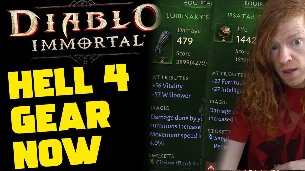 DO THIS NOW! WEAR END GAME HELL 4 Set Items EARLY! Get MASSIVE INCREASE In POWER - Diablo Immortal