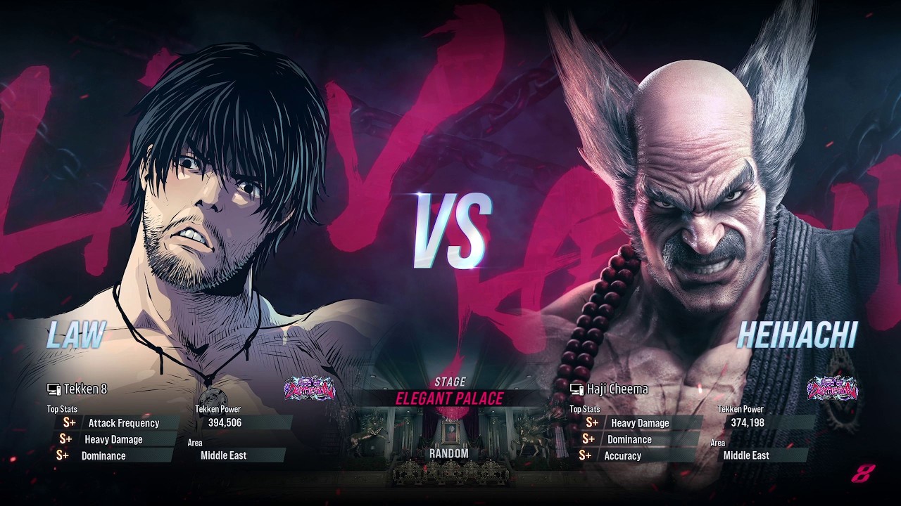 BSK (Law) VS Haji Cheema (Heihachi) Tekken 8 Ranked