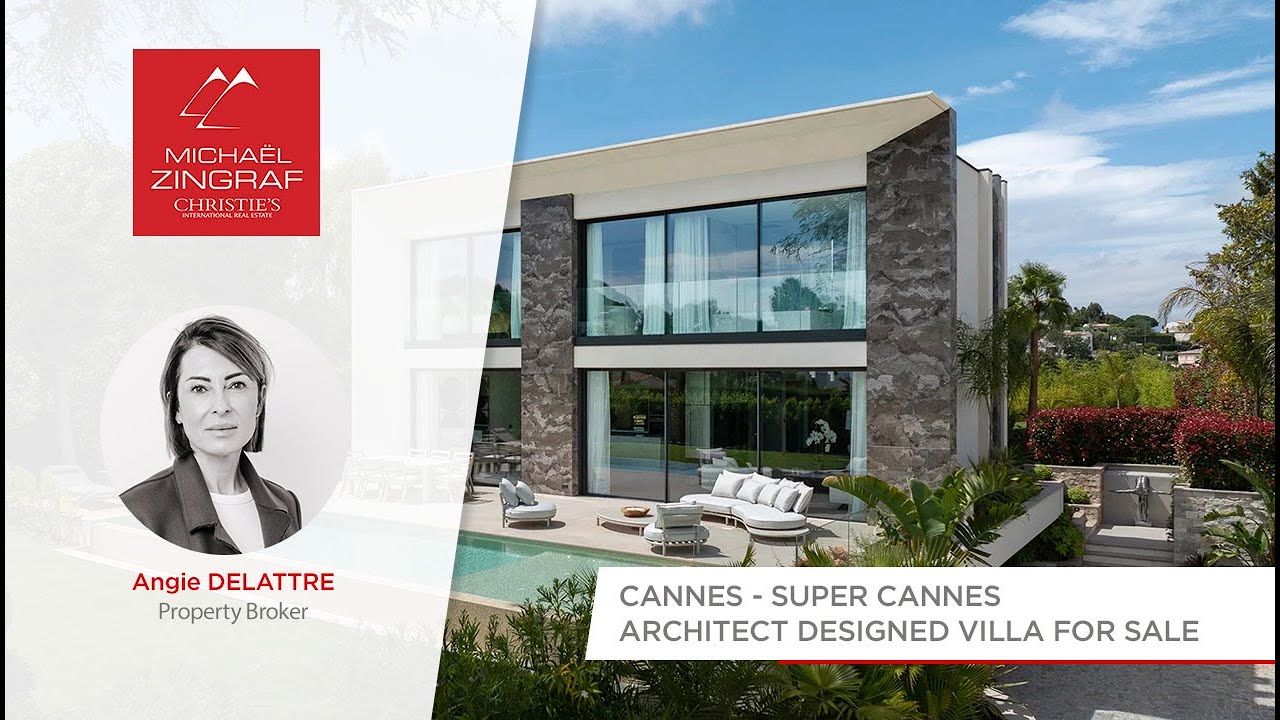 Architect Designed Villa for Sale Cannes | Villa d'Architecte à Vendre à Cannes