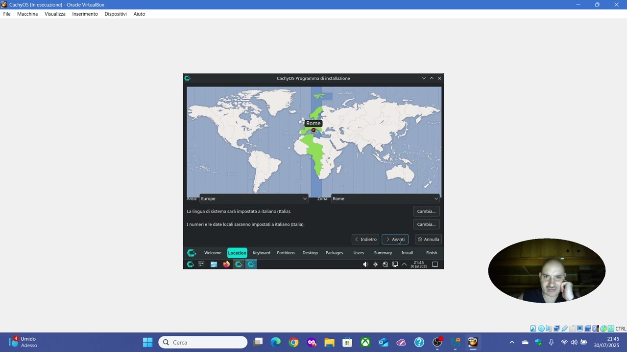 CachyOS su Windows 11 Guida completa all&rsquo;installazione in macchina virtuale