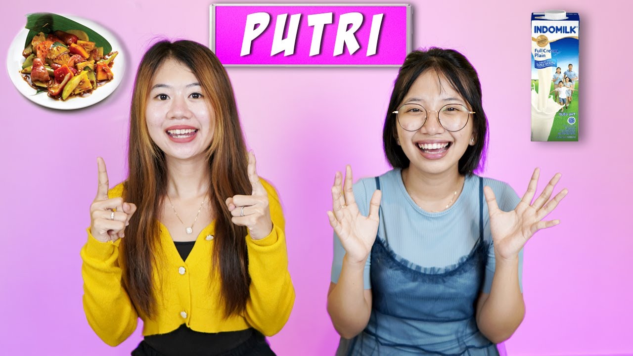 24 JAM MAKAN SESUAI NAMA ALFABET PUTRI!!