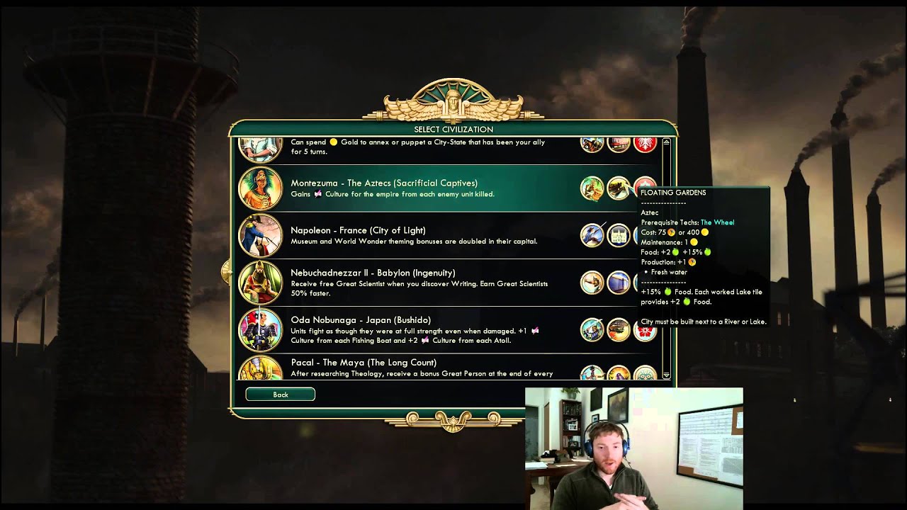 Civilization 5 - Filthy's Civilization Tier Guide 2.0