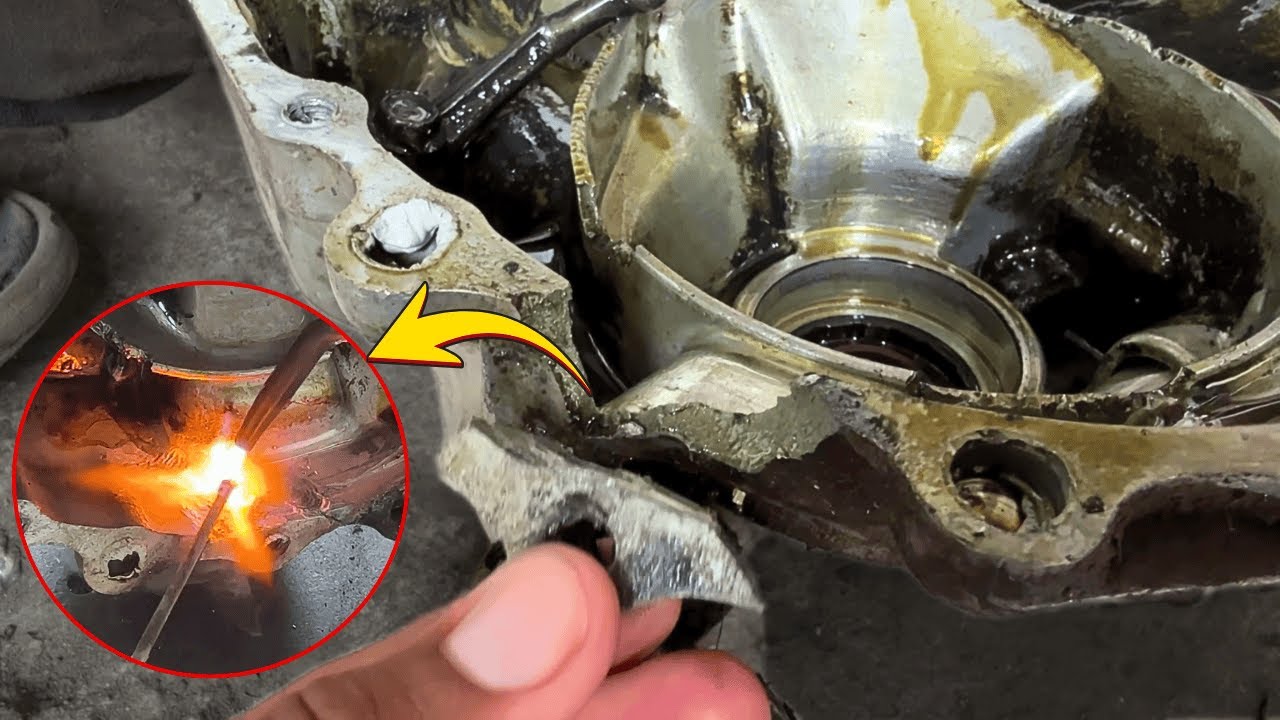 Fixing a Cracked Transmission Bell Housing | Aluminium Weld Repair