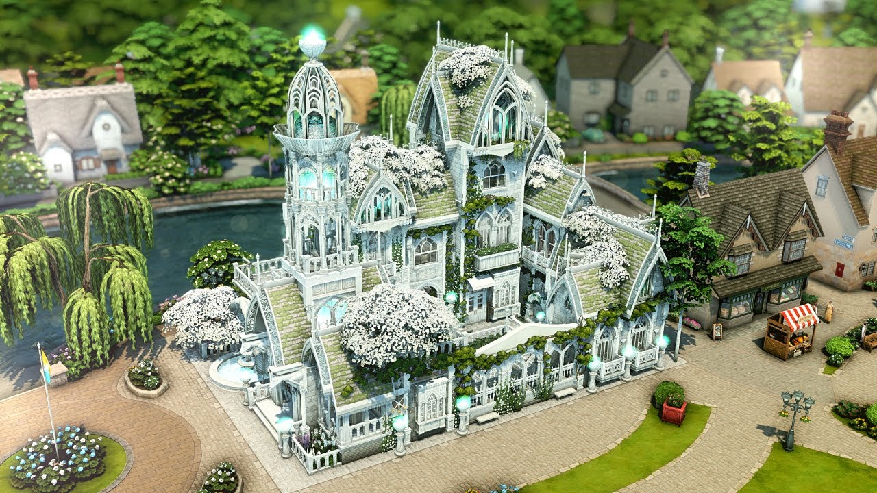 Magic Shops and Elven Home  | The Sims 4 Stop Motion Build