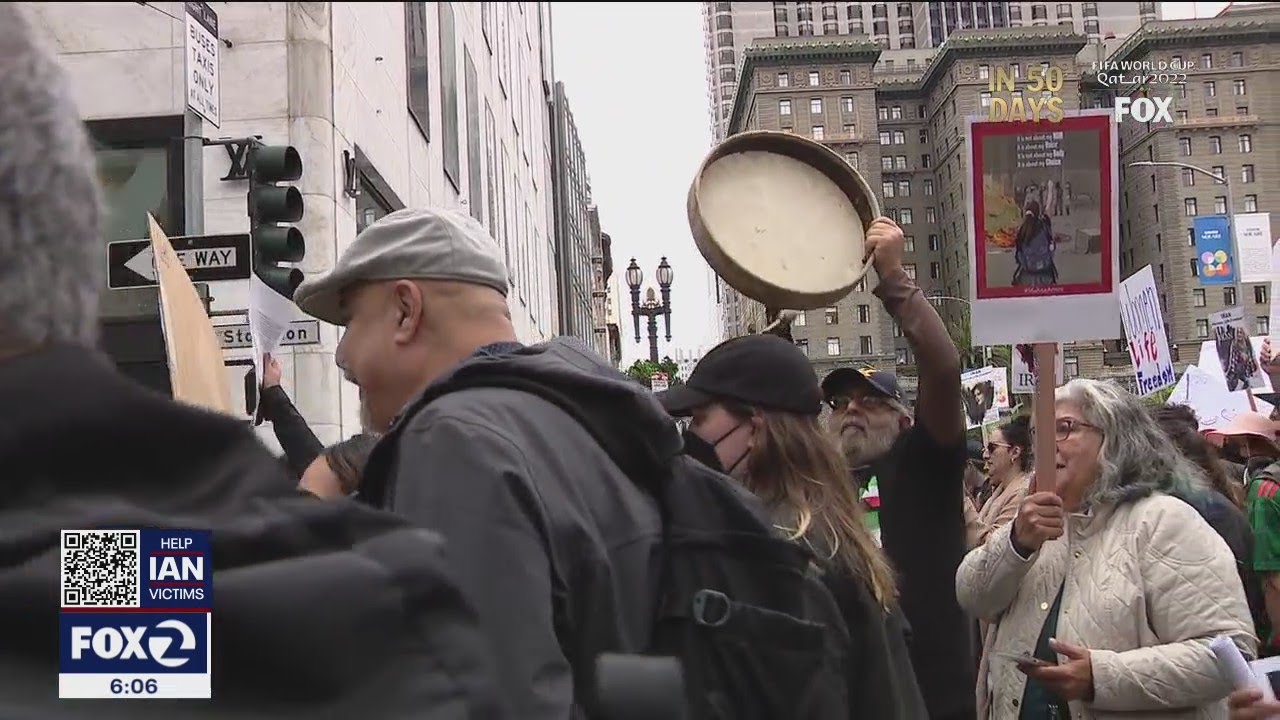 Protests against Iranian government continue in San Francisco