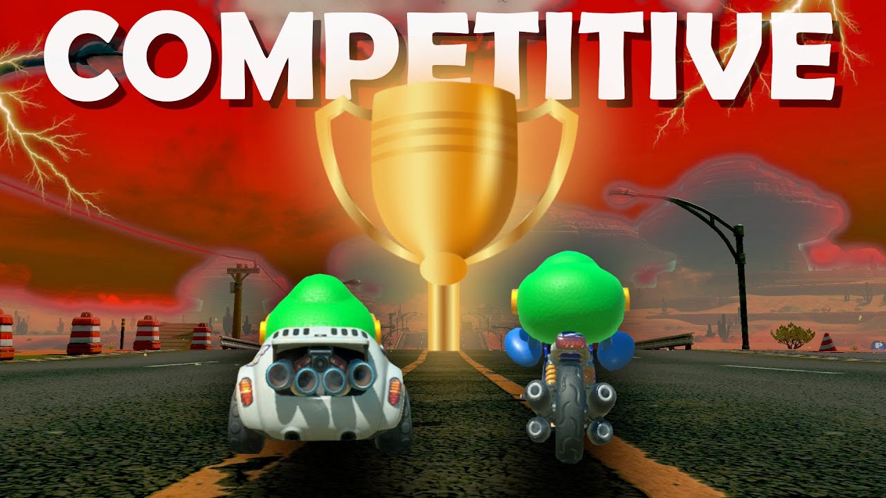 Two Noobs Vs Pros in Mario Kart World