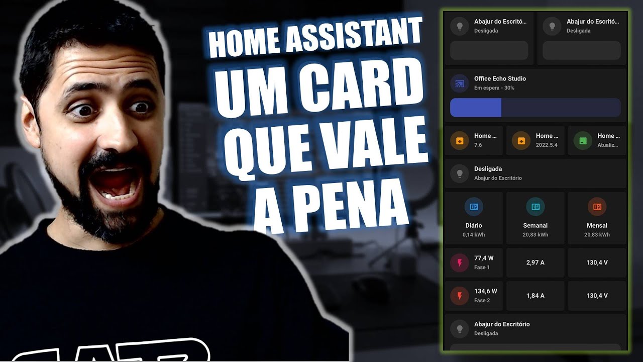 Home Assistant Card MUITO TOP e MUITO FÁCIL - Mushroom