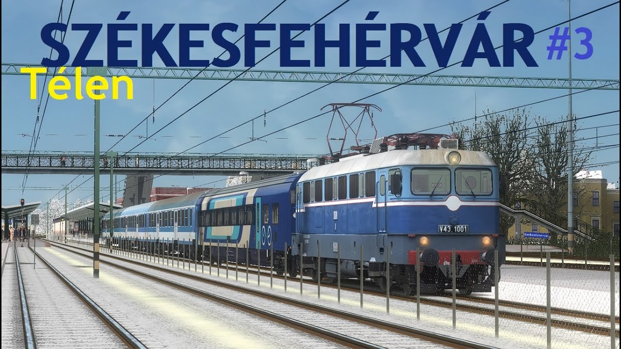 MSTS/OR Vonatok Székesfehérváron (télen)