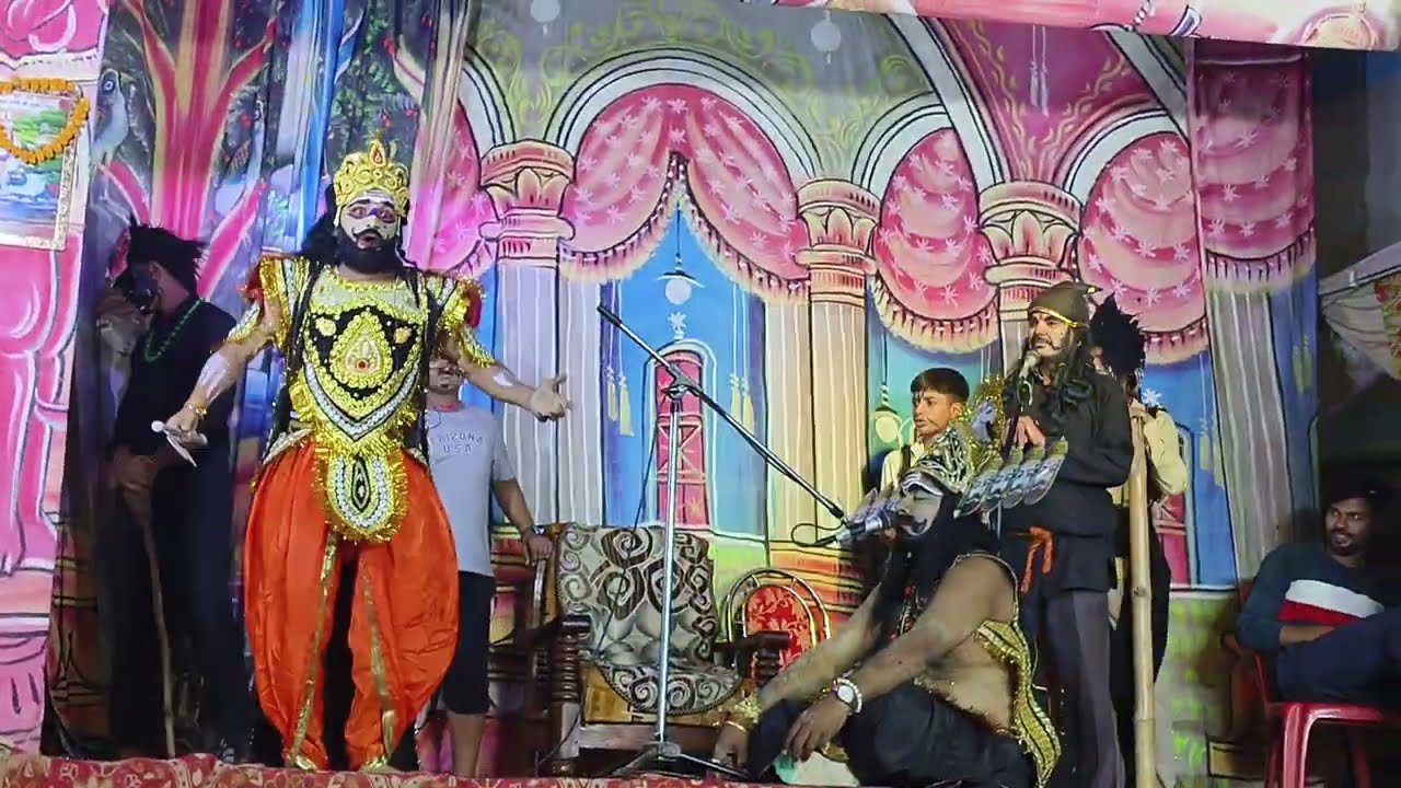 ravan aur ahiravan👹 अहिरावण वध ahiravan Vadh Ramayan Ravan ne ahiravan Ko Bulaya Ramayan ramlila