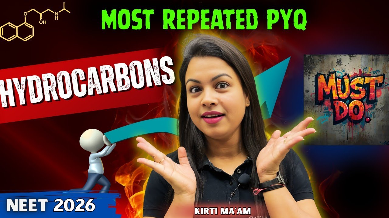 🔹 Hydrocarbon NEET PYQs | Most Repeated & High-Scoring Questions