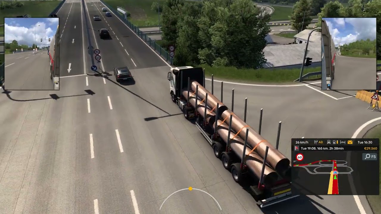 Euro Truck Simulator 2 | Rostock - Travemunde | Volvo FH5 Sleeper 420 hp, 12 Speeds #102