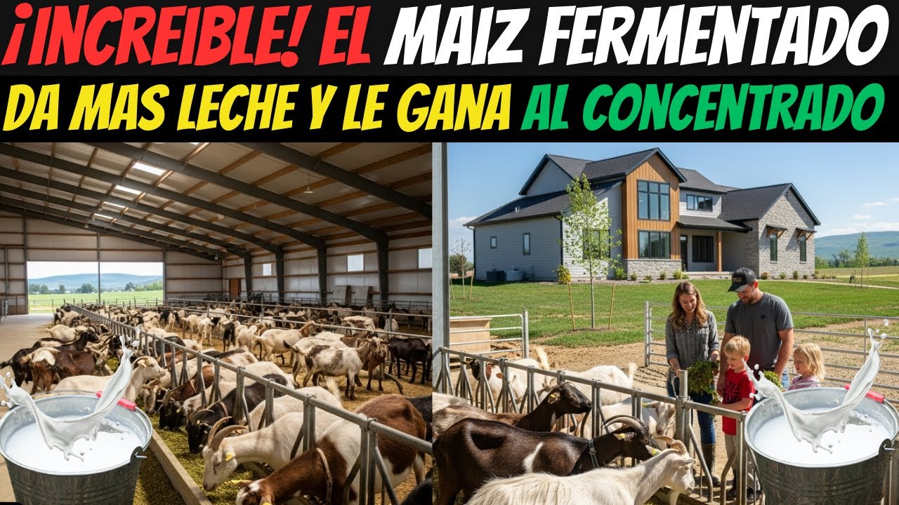 MA&Iacute;Z FERMENTADO vs concentrado caro_ para cabras lecheras &iquest;qu&eacute; da m&aacute;s leche_La verdad te sorprender&aacute;
