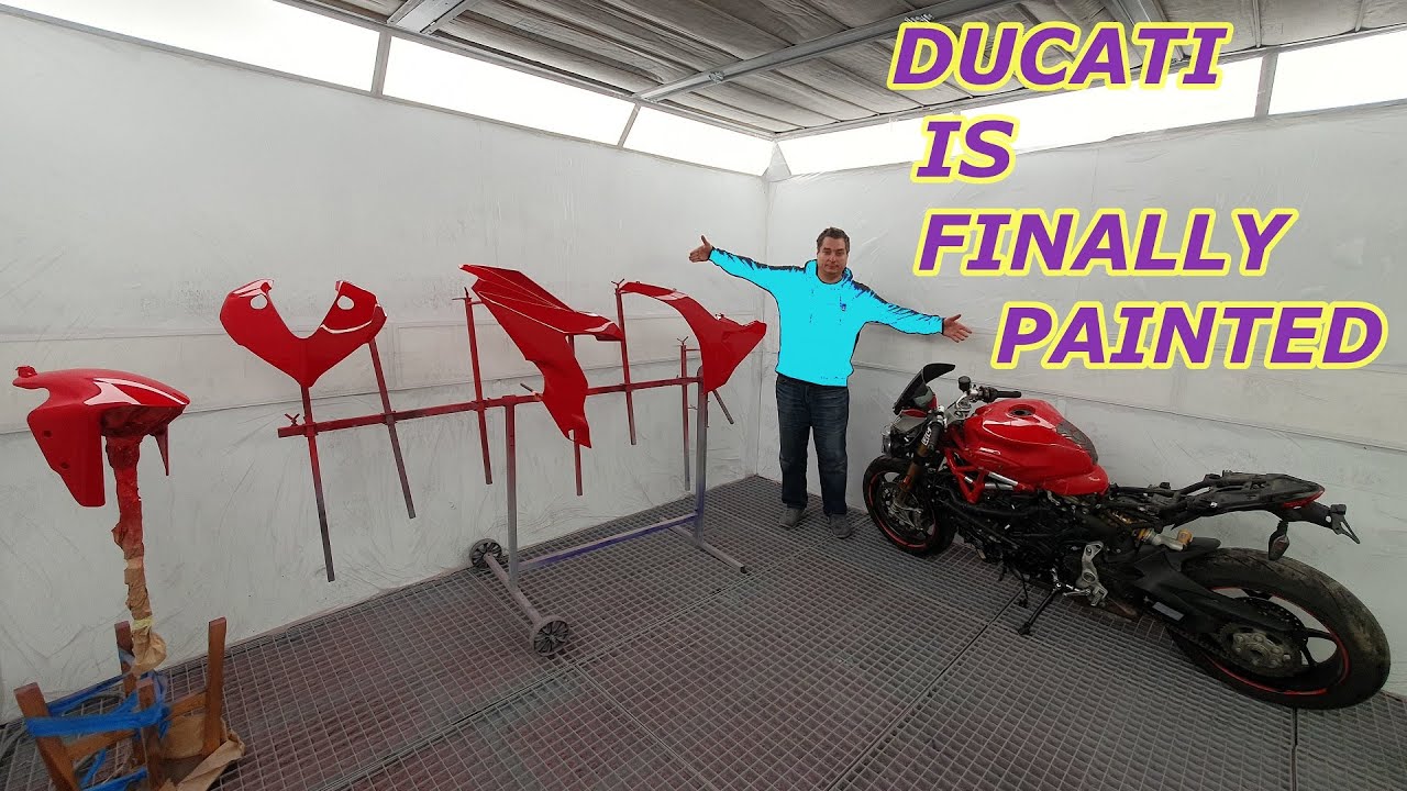 Rebuilding Wrecked Ducati SuperSport PaintJob