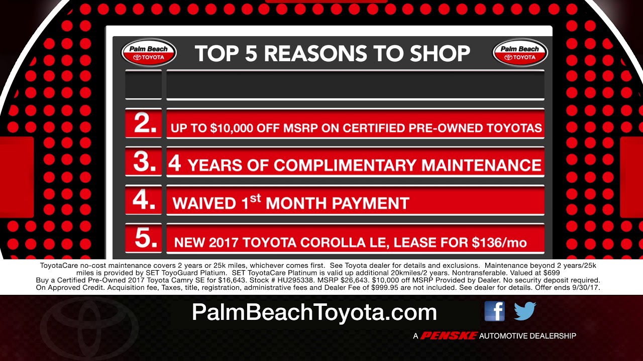 Shop Palm Beach Toyota!