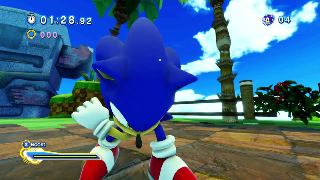 Está imposible jugar Sonic generations en Roblox Ps4 XD