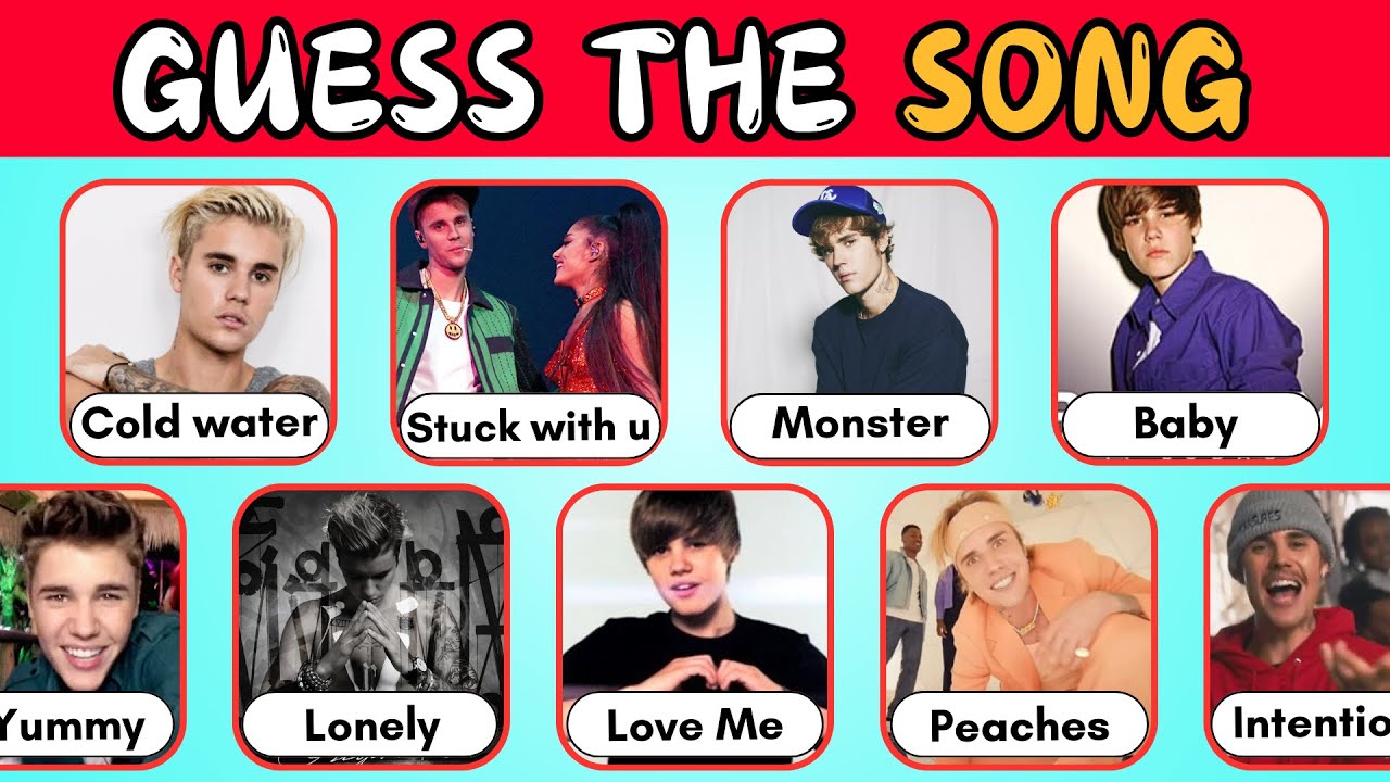 Guess The Justin Bieber Song 🎵 |⚠️Only For True Belieber⚠️ | 2024 Music Quiz Challenge