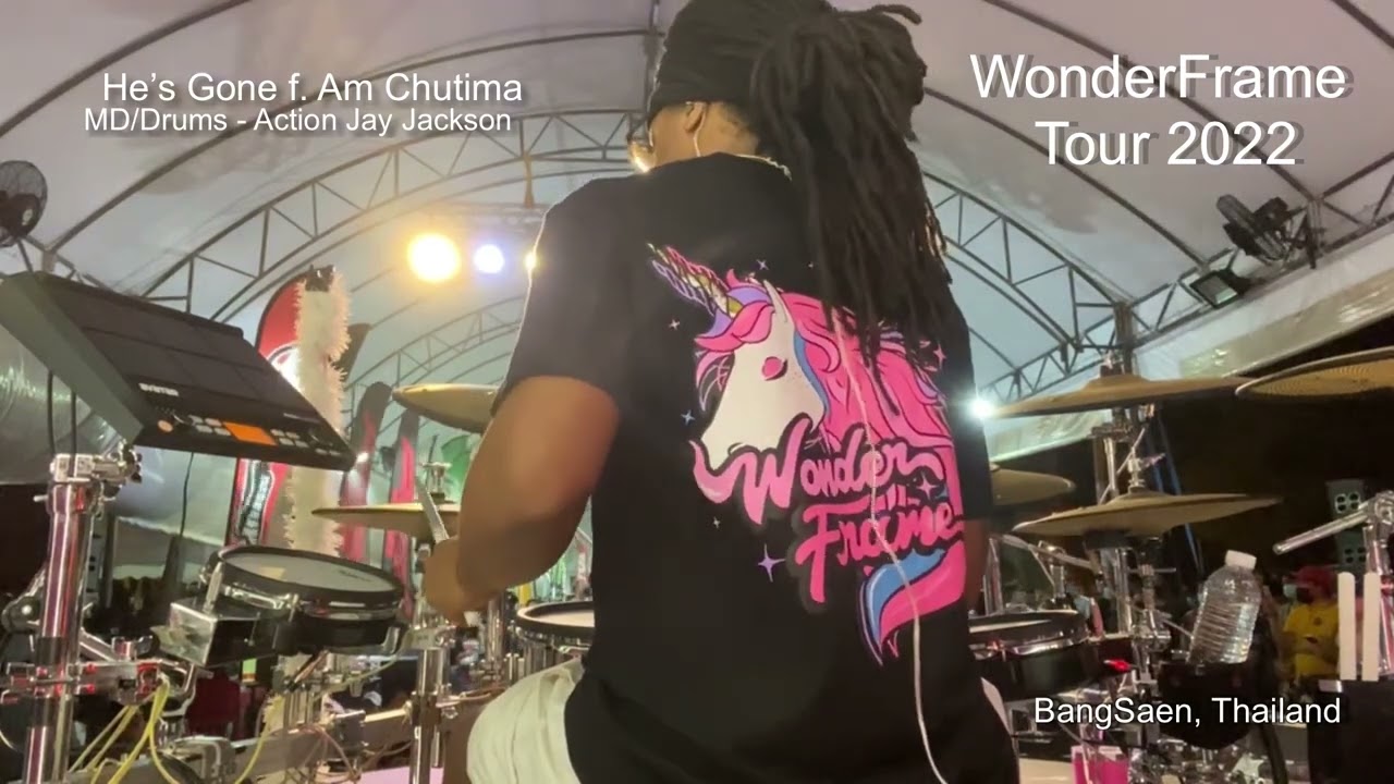 Wonder Frame #tour 22&rsquo; - Action Jay Jackson (MD / Drums ) show #1@wonderframe  #drums