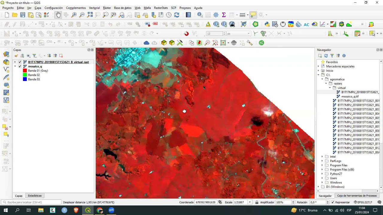 Imágenes con Sentinel 2A