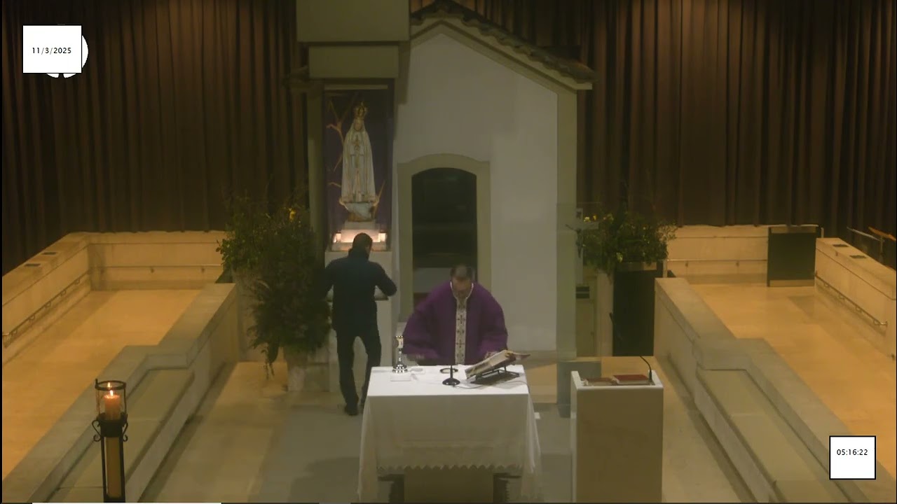 Misa a Nuestra Se&ntilde;ora de F&aacute;tima desde la Capilla de las Apariciones 11.03.2025