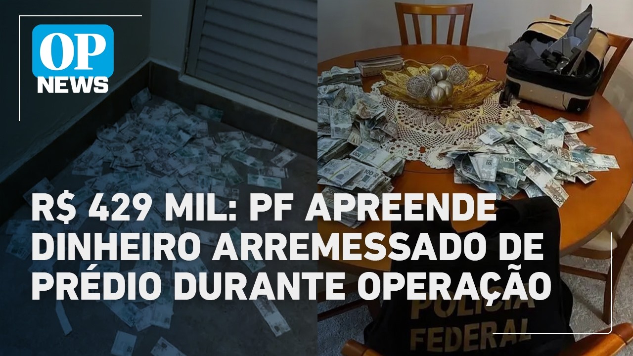 Homem arremessa mais de R$ 400 mil de apartamento durante operação da PF em Santa Catarina | OP News