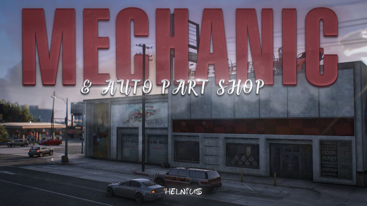 Mechanic & Car Part Shop - FiveM MLO
