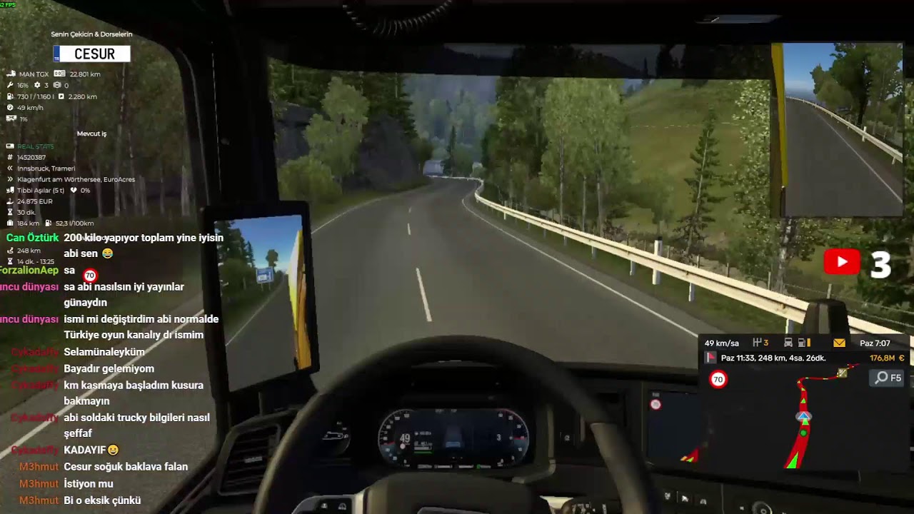 CALAİS-DÜİSBURG ETS2MP OYNUYORUZZ SİM1 KOŞ GELL!!