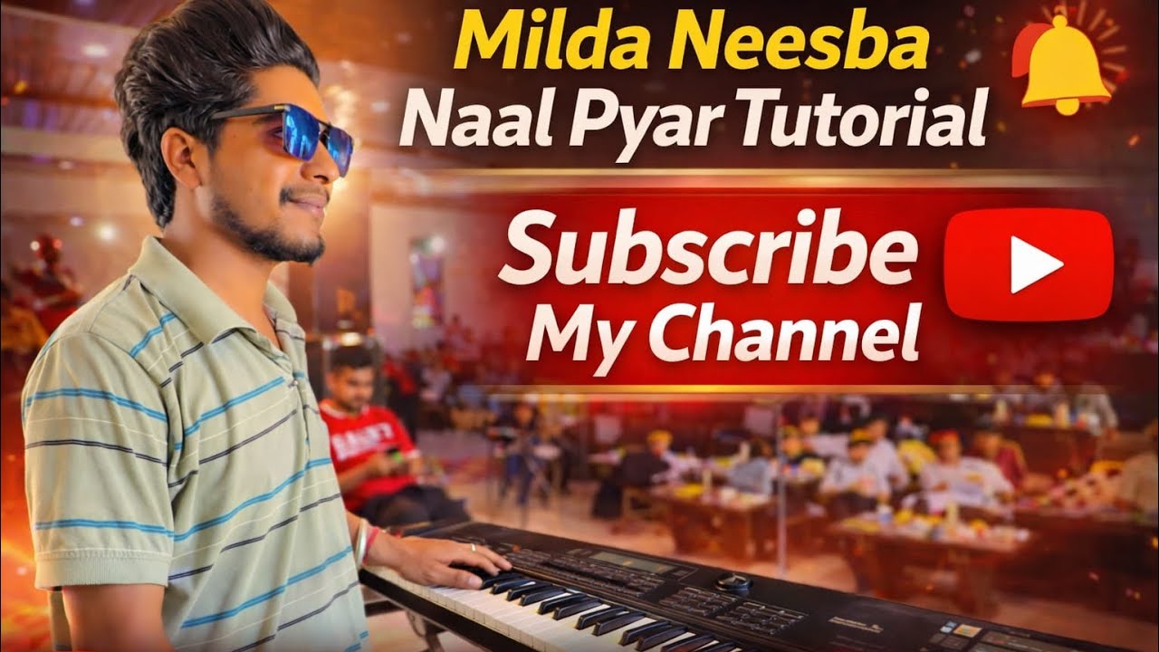 Milda naseeba Naal Pyar full music tutorial