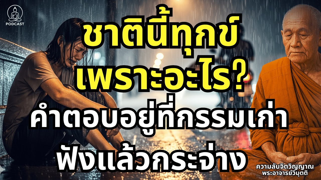 ชาตินี้ทุกข์เพราะอะไร? คำตอบอยู่ที่กรรมเก่า ฟังแล้วกระจ่าง / ความลับจิตวิญญาณ พระอาจารย์วิมุตติ