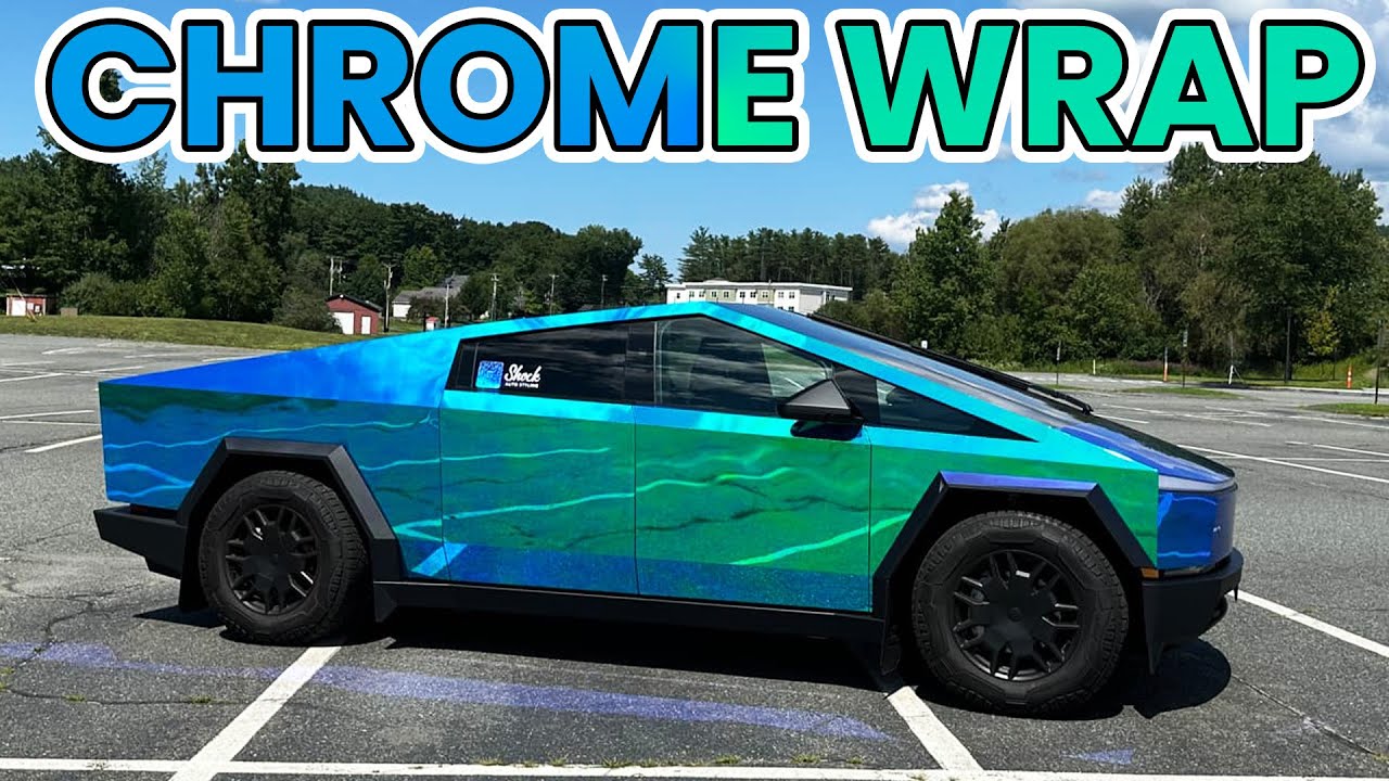 FULL Chrome CYBERTRUCK! - CYS Blissful Water Chrome
