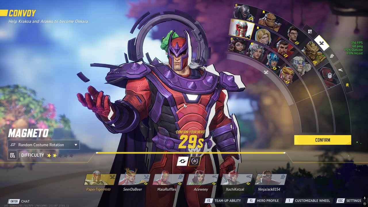 PaperTigerHunter Comp Vanguard MVP Win | Magneto Tank | Marvel Rivals S5.5 | K&M | RTX 3090 2K